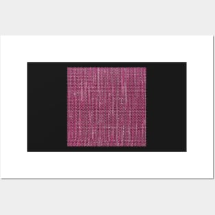 Pink fabric texture Posters and Art